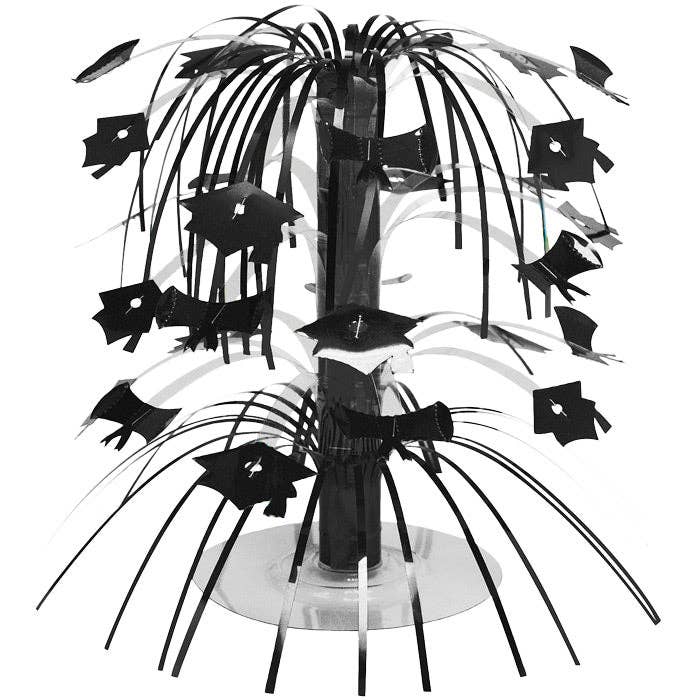 Bulk Black Graduation Centerpiece (12 per Case) for wholesale by Bulk Party Decor
