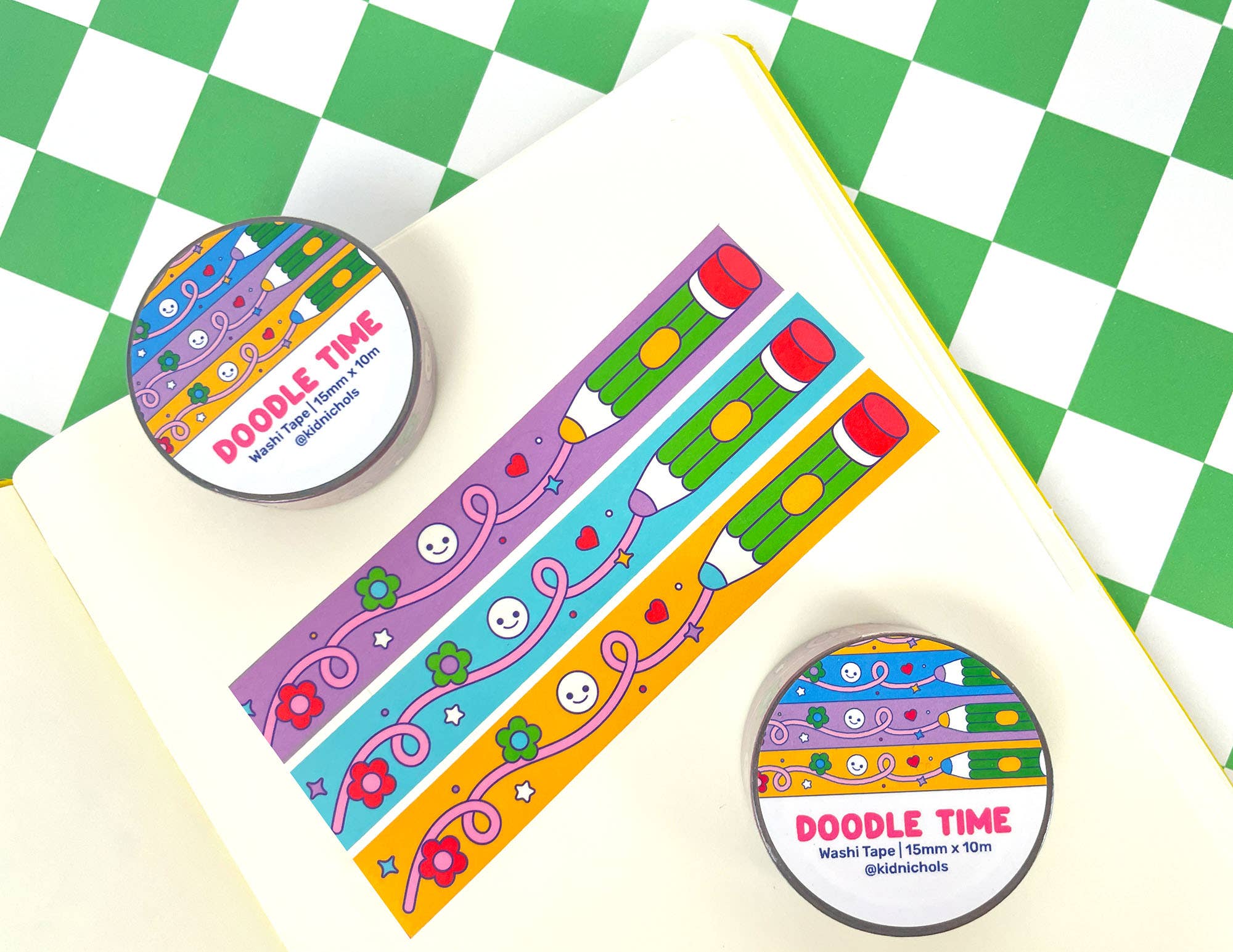 Kidnichols - Wholesale Washi Tape - Doodle Time Washi Tape | Creativity | Drawing | Art School2