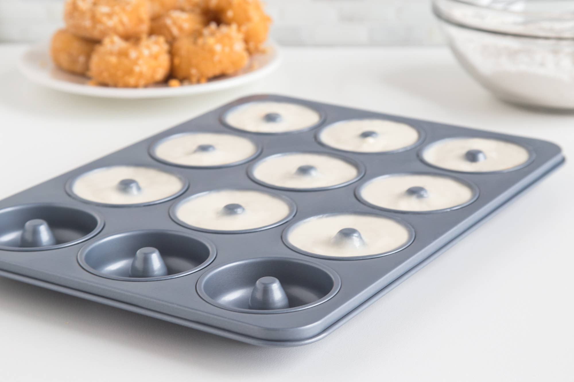 Fox Run Brands - Wholesale Baking Dish - Fox Run Non-Stick Mini Donut Pan, 12-Cavity, 10.25" x 7.75"3