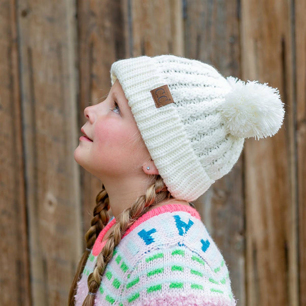 Truly Contagious - Wholesale Beanie - Kids - CC Kids Double Pom Beanie KIDS-24 HAT-6024
