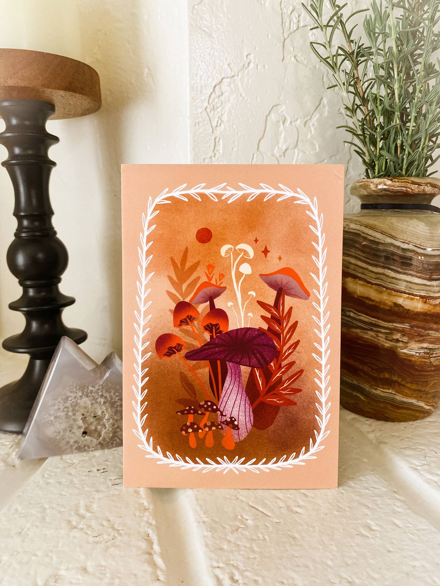 Lantern Print Co. - Wholesale Art Print - Art Print: Mushy Forest; 5x7, 8x10, 4x61