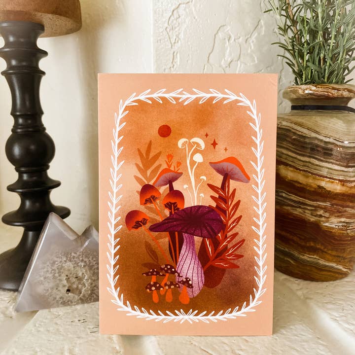 Lantern Print Co. - Wholesale Art Print - Art Print: Mushy Forest; 5x7, 8x10, 4x61