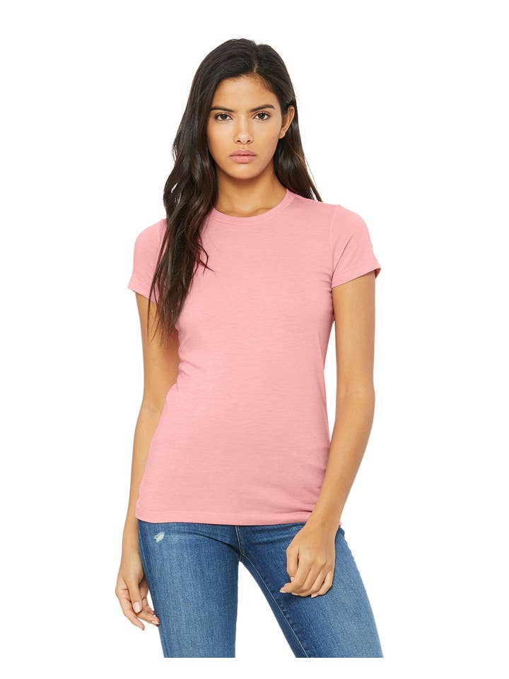 Total Apparel - Wholesale T-Shirt - Women's - Bella + Canvas 6004 - Ladies' Slim Fit T-Shirt1
