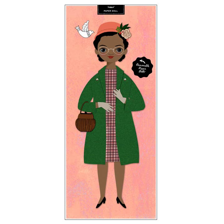 MUÑECA DE PAPEL ROSA PARKS para venta al por mayor de Of Unusual Kind