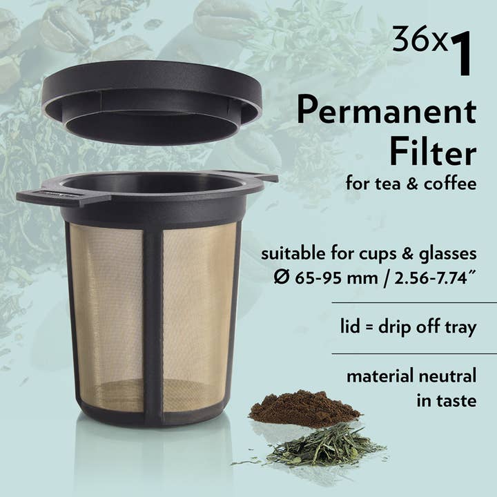 finum - Wholesale Tea Strainer/Infuser - BREWING BASKET M, Permanent Filter1