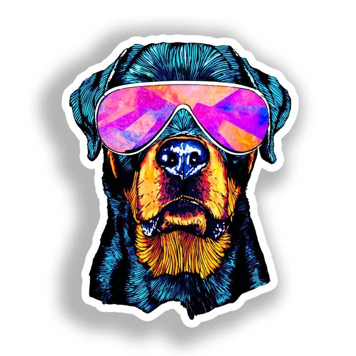 Rottweiler Hund Aufkleber # A018302 für den Großhandel von Yoonek Graphics