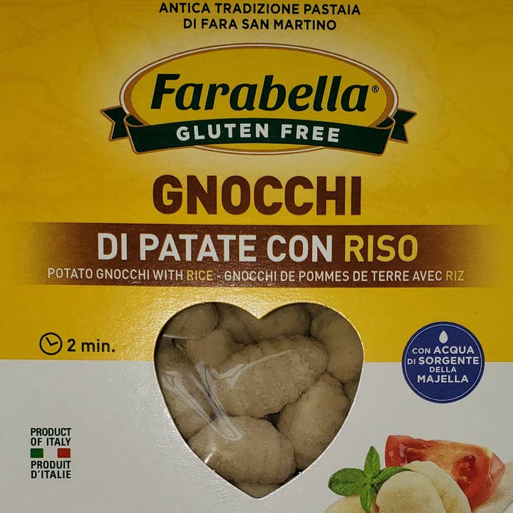 Farabella Gluten Free Potato Gnocchi for wholesale by Quattrobimbi Imports Inc