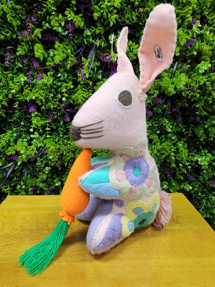 Handmade Felt Rabbit for wholesale by Cielito Lindo