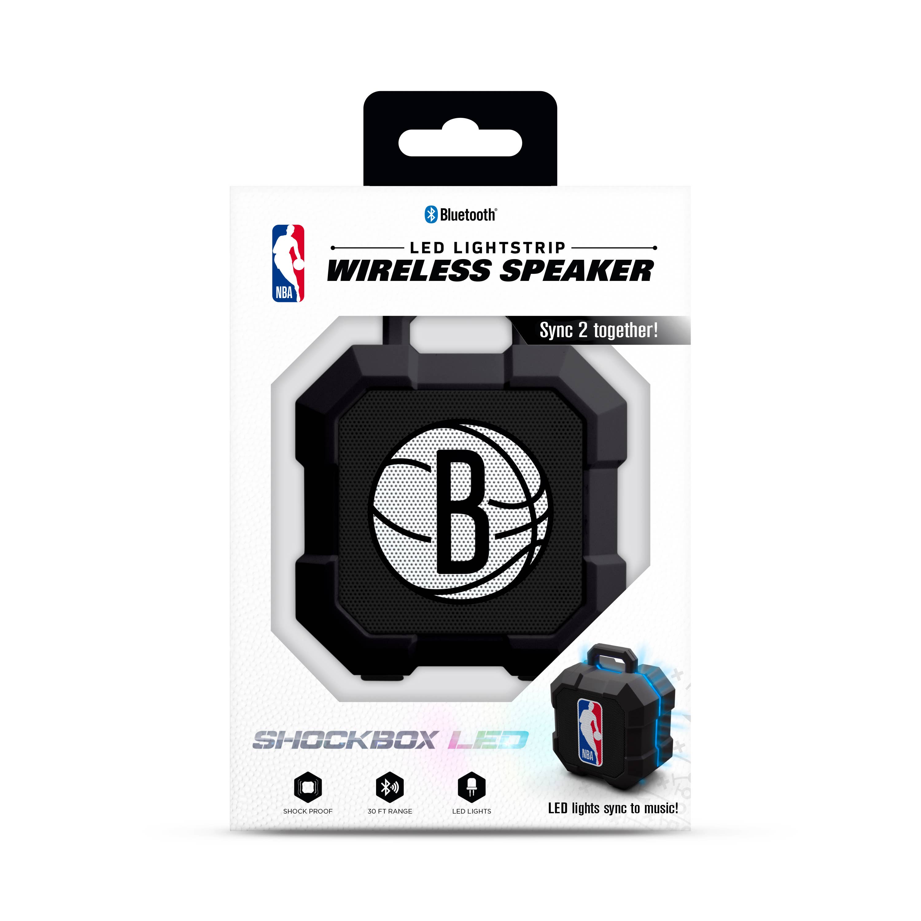 Prime Brands Group - Vente Haut-parleurs - Haut-parleur sans fil Shockbox NBA Brooklyn Nets2