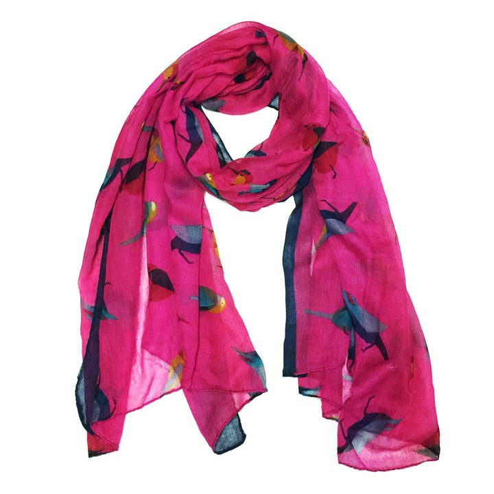 Wrapables.com - Wholesale Scarf - Women's - Wrapables Soft Viscose Bird Print Multi-Style Scarf35