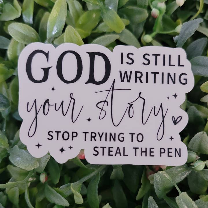 God Story Sticker for wholesale by Self Care Tribe