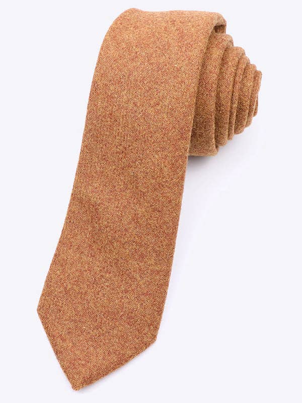 Cravate Marron Homme en Laine «Claude» pour la vente par Unipap's