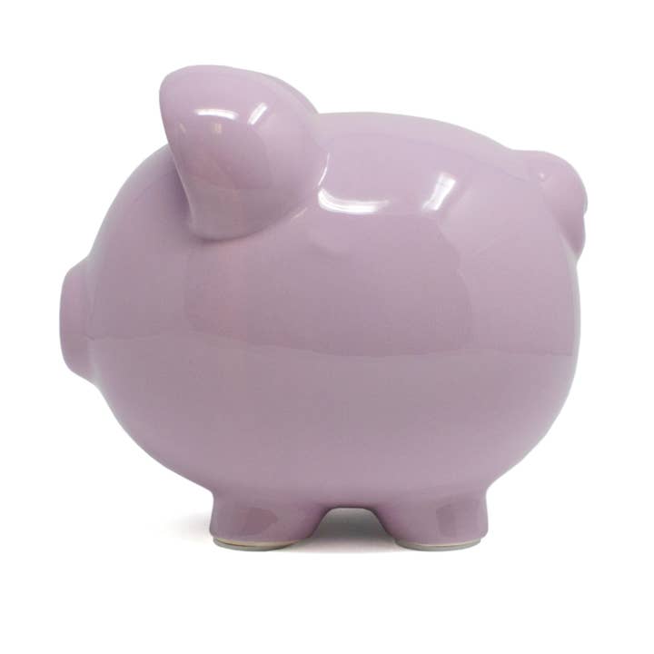 Child To Cherish® - Wholesale Money/Piggy Bank - Kids & Baby - Large Lavender Piggy Bank4
