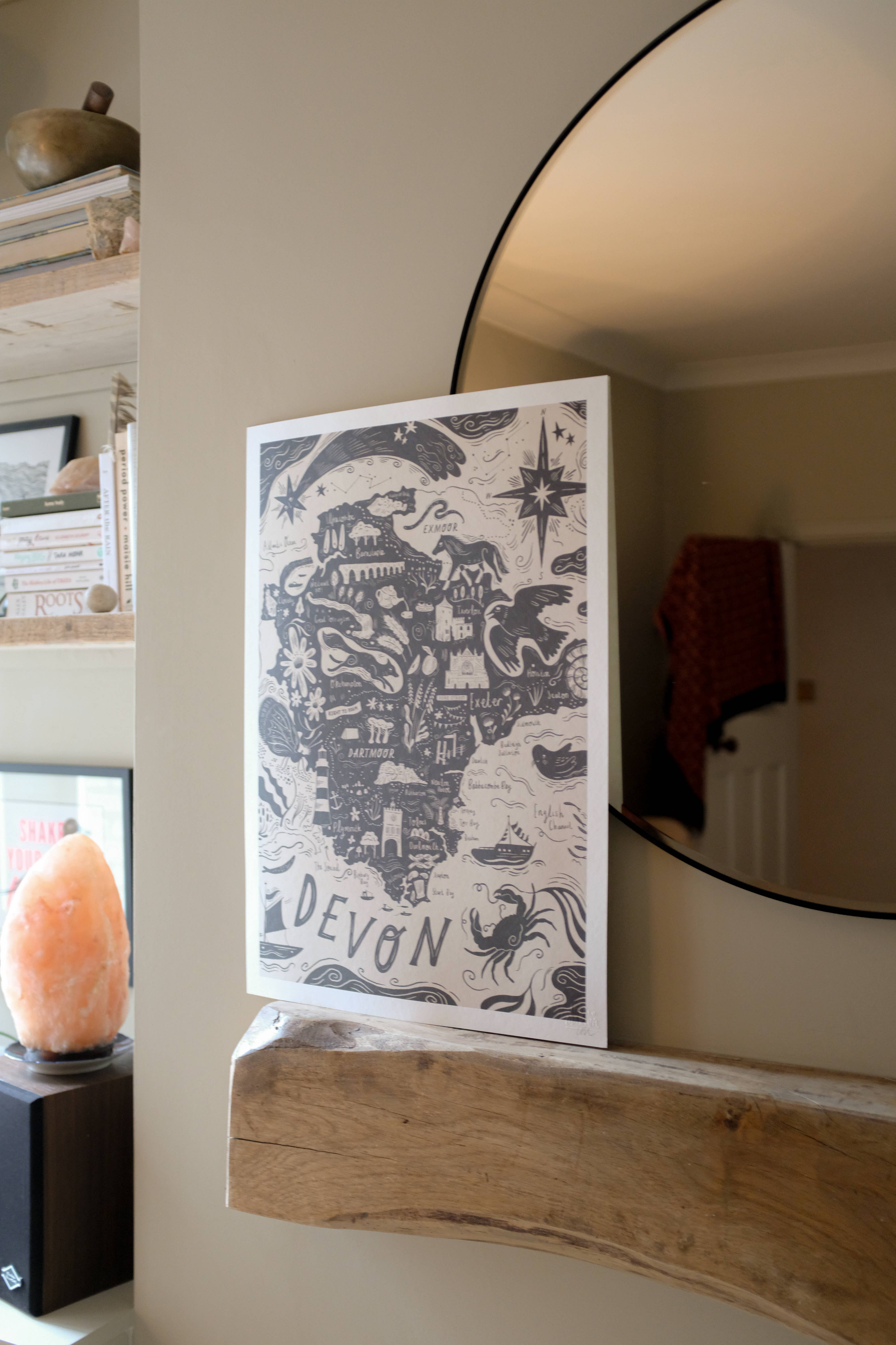 Lauren Marina - Wholesale Map - Illustrated Devon Map2