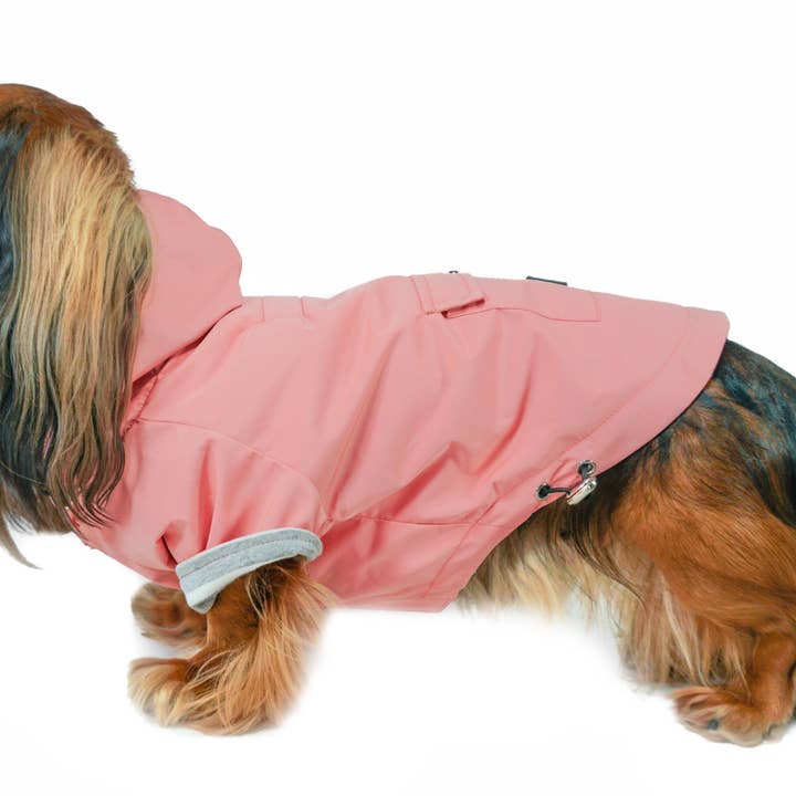 Highland Dog Jacket and Raincoat - Quartz Pink for wholesale by DJANGO