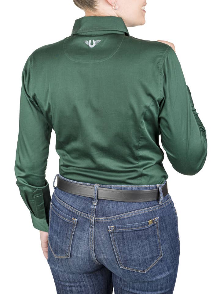 JPC Equestrian - Wholesale Button Down Shirt - Women's - TuffRider Ladies Americana Western Shirt10