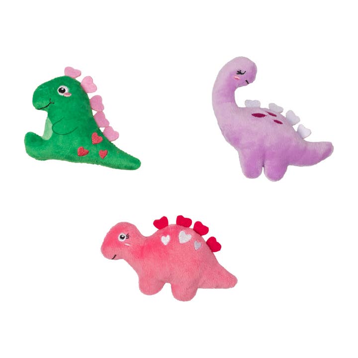 SAUR MUCH LOVE 3 PIECE SMALL DOG TOY for wholesale by Petshop by Fringe Studio