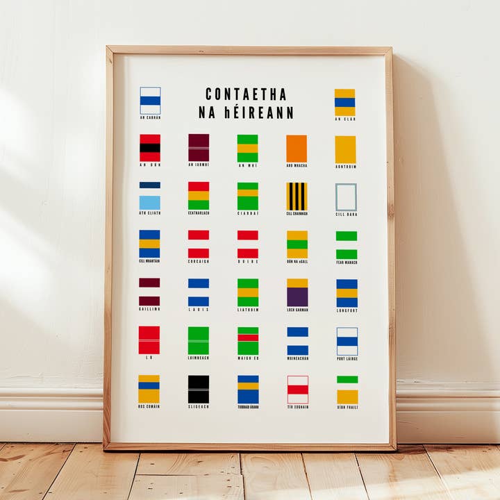 Contaetha na hÉireann for wholesale by Connect The Dots Design