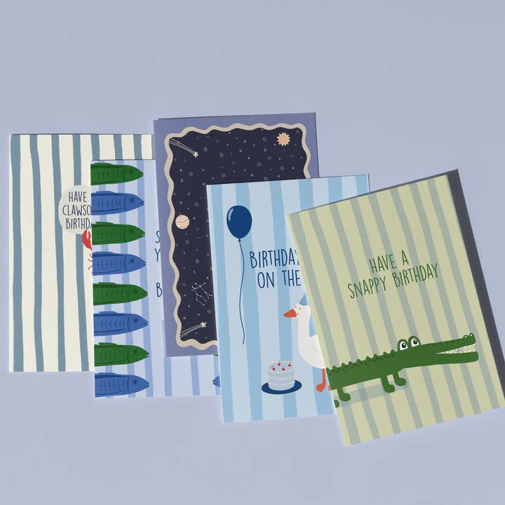 From Rosalie - Wholesale Birthday Card - Snappy Birthday Crocodile Greeting Card2