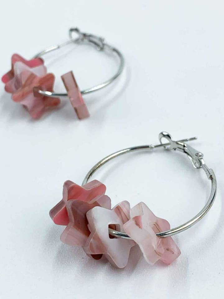 Oorringen met vier sterren voor wholesale door Bizuwayne