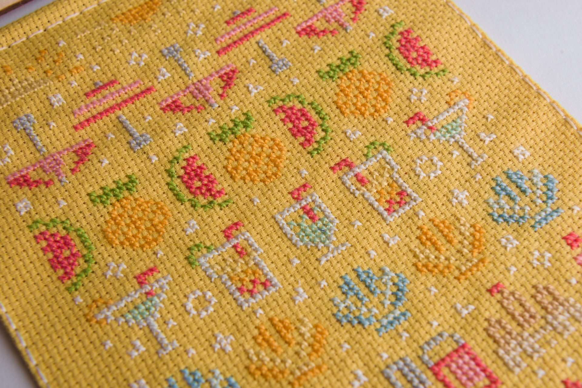 Stitchonomy - Wholesale Embroidery/Cross Stitch Supplies - Zomer Banner Kruissteekpakket6