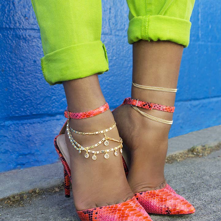 VidaKush – wholesale Vristlänk – Prinsessfotkedja1