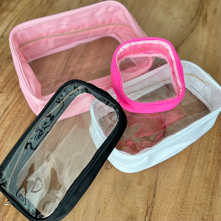 Palmy Pineapple - Vente Pochette – femme - Petits sacs en nylon à deux côtés transparents pour patchs à lettres6