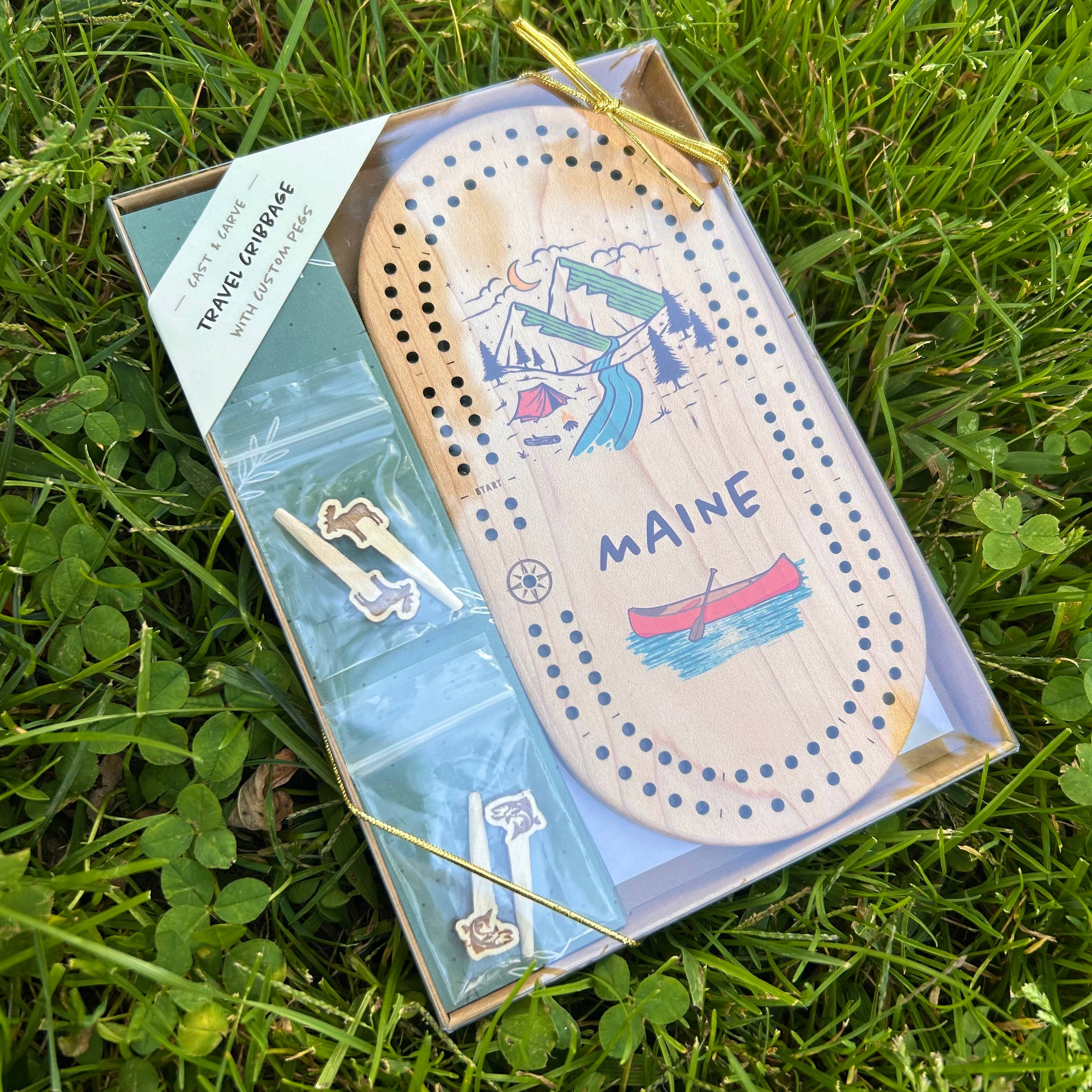 Cast & Carve - Wholesale Bordspel - Deluxe Wildlife Mini-wiegplank met aangepaste haringen12