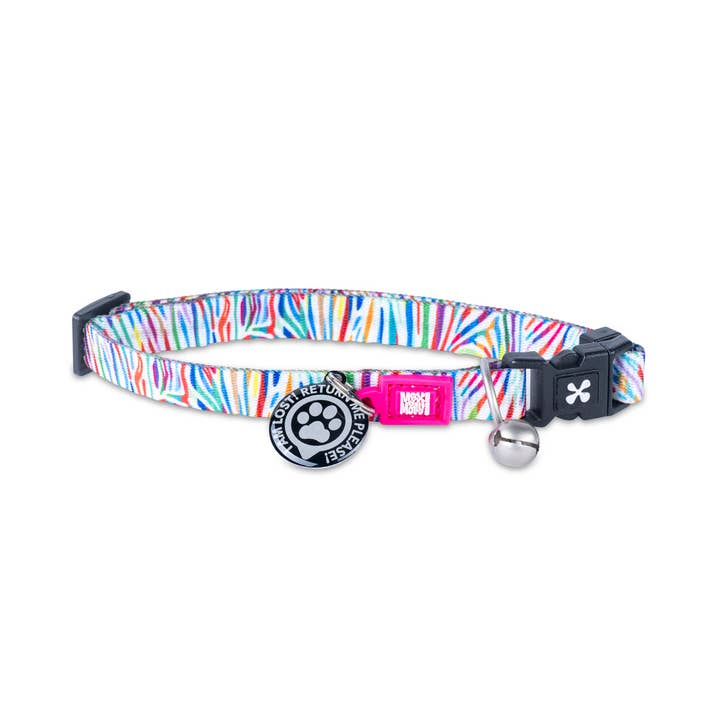 GOTCHA! Smart ID Cat Collar - Magic Zebra for wholesale by Max & Molly