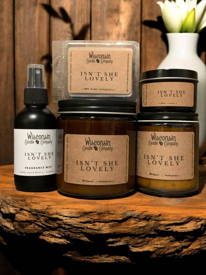 Isn't She Lovely for wholesale by Wisconsin Candle Company