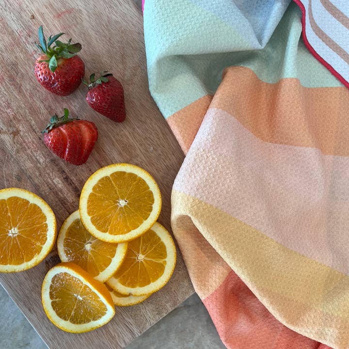 Bloom Towels - Wholesale Tea Towel - B104 California Sunset4