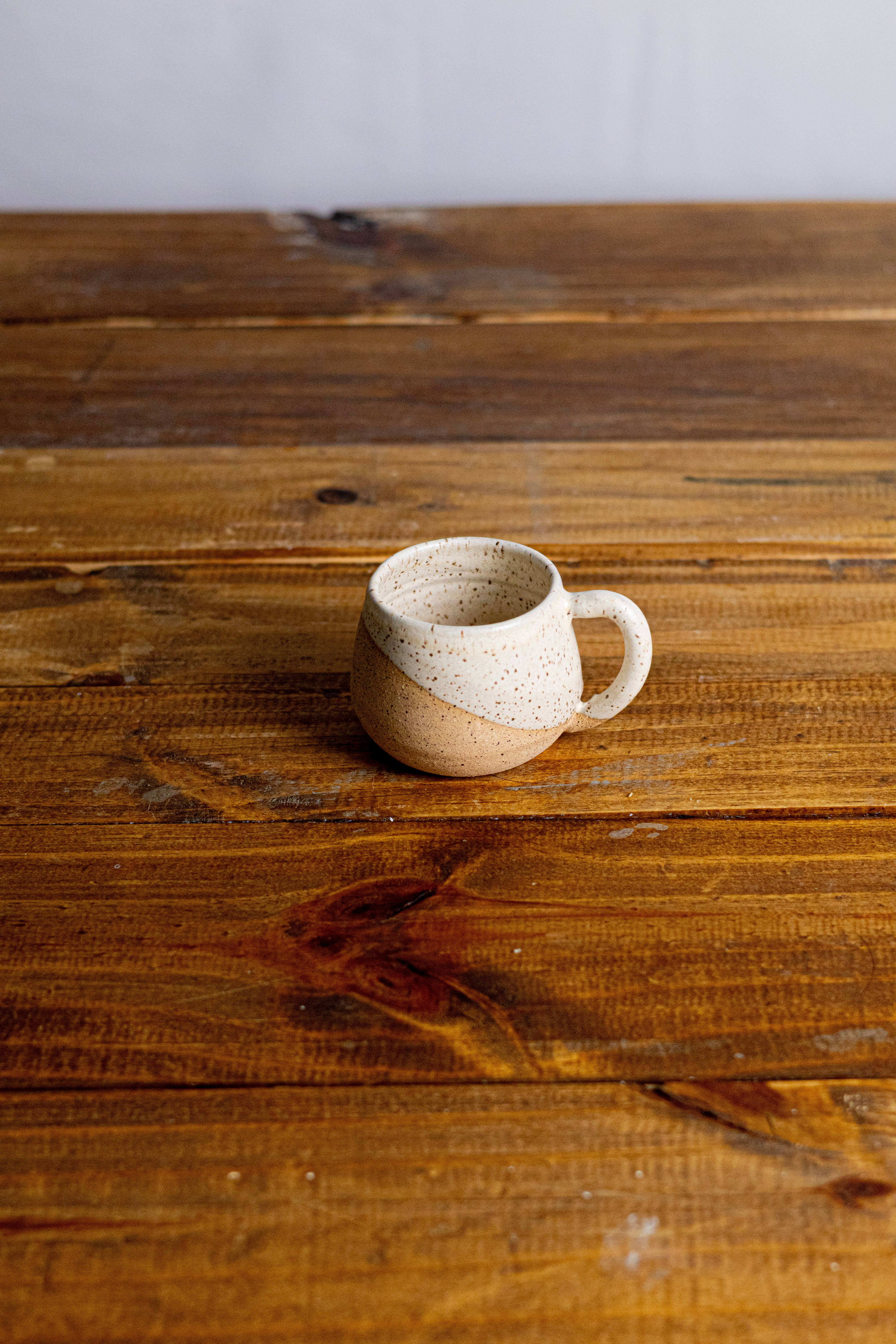 Hands On Ceramics - Wholesale Coffee Mug - Handmade Espresso Mug/Tea Cup with handle- 4 ounces5