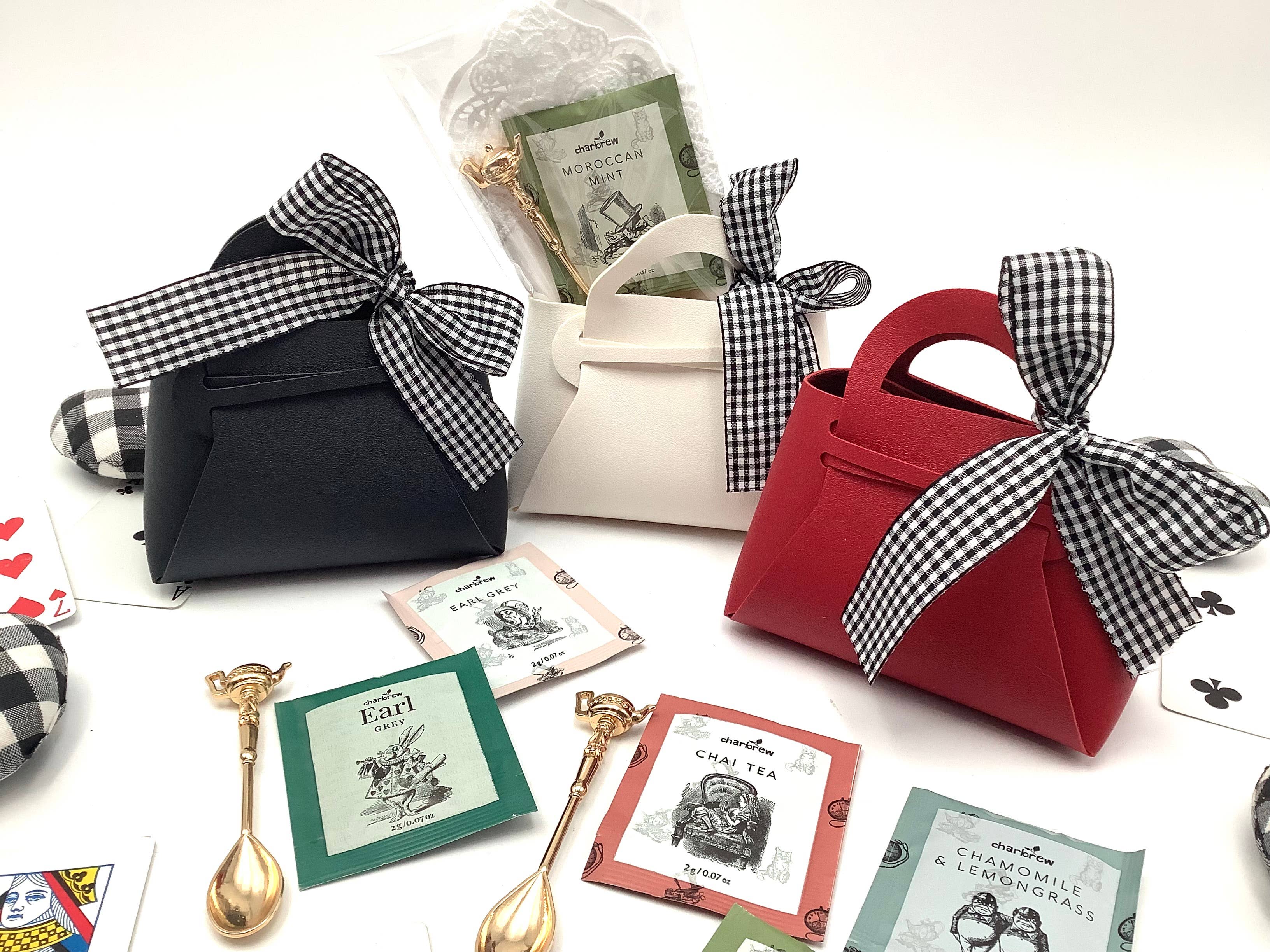 All Little Cute Things - Wholesale Party Favor - Alice in Wonderland Tea Party Purse Tea Spoon Napkin4