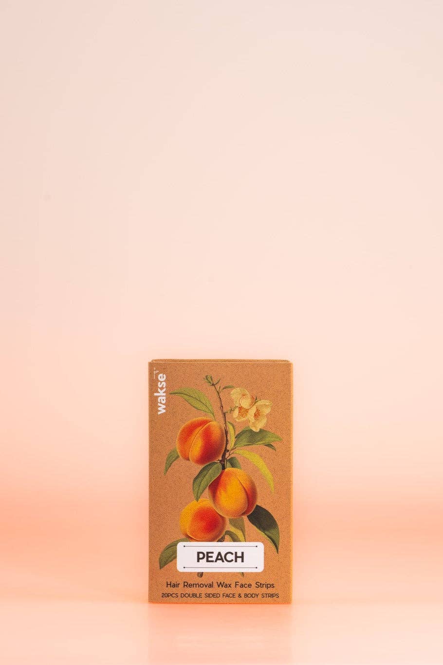 wakse – wholesale Eyebrow razor/shaper – Match Box Facial Wax Strips - Peach