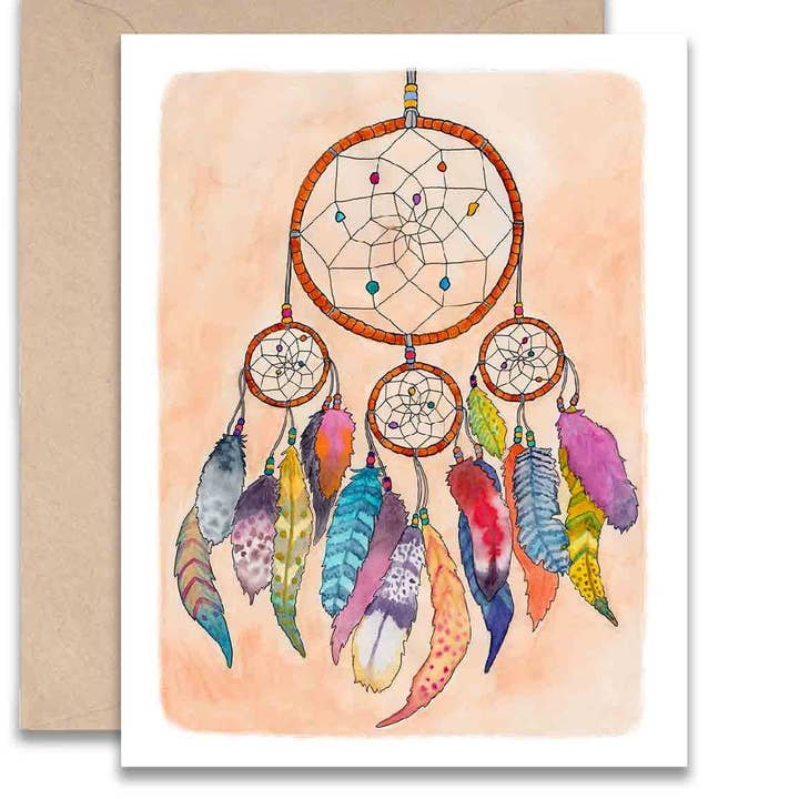 Cartão Dream Catcher por atacado de Jodi Lynn's Emporium of Doodles