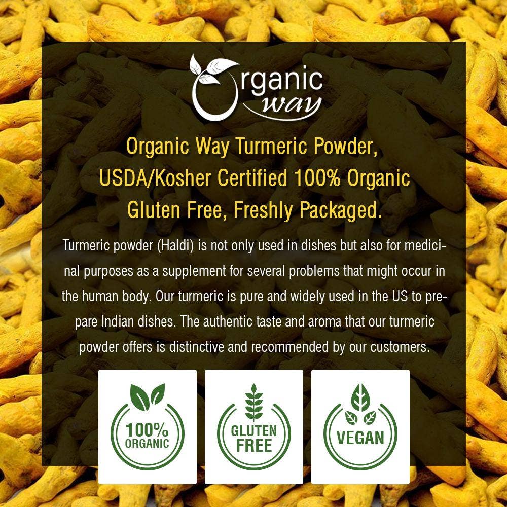 Organic Way LLC - Vendita all'ingrosso Erbe aromatiche - Polvere di Curcuma Biologica - Certificata USDA | Origine India9