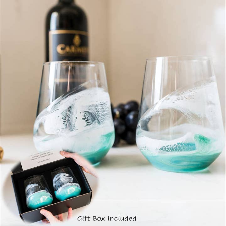 Lynn & Liana Designs - Wholesale Cocktail/Liquor Glass - Resin Coated Entertaining Glasses
