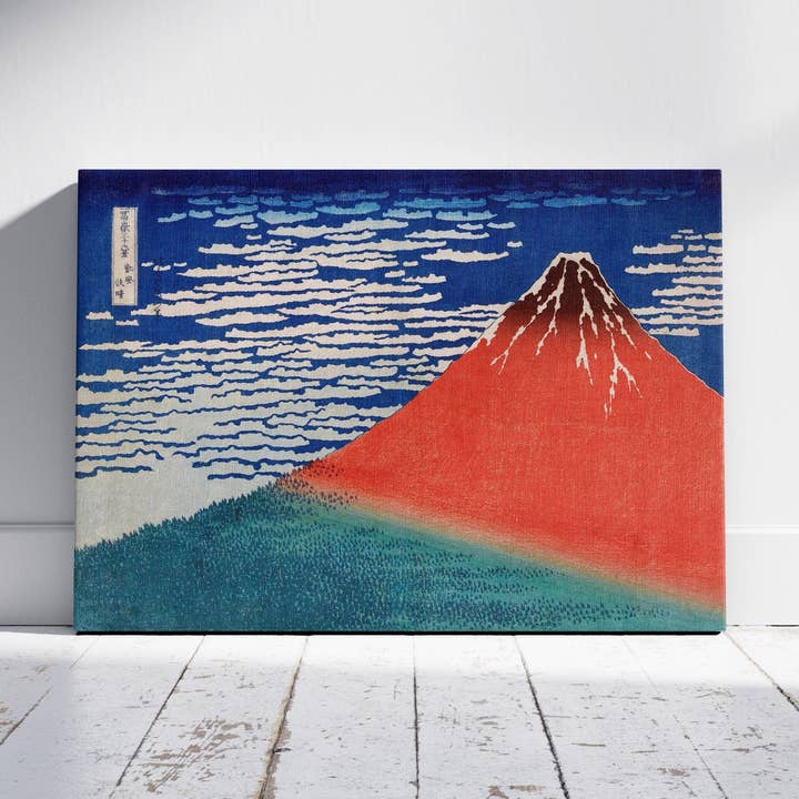 Red Fuji in Morning Glow - Framed Canvas Wall Art Print for wholesale by House Prints