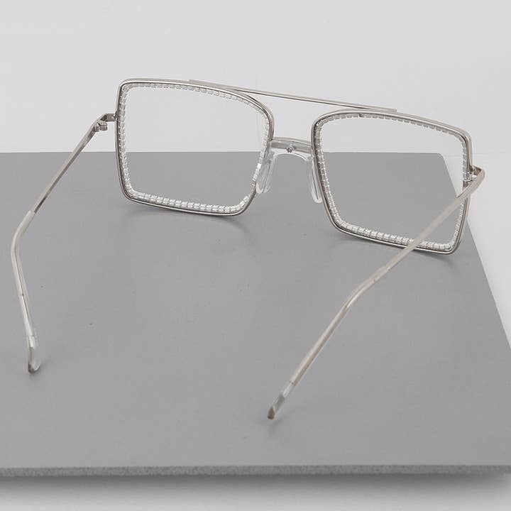 Clear Shine On Me Classic Glasses for wholesale on Faire2