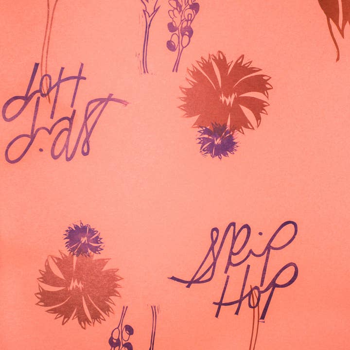 Letterpress PLAY - Wholesale Flat Wrap - Red Block-Printed Wrapping Paper3