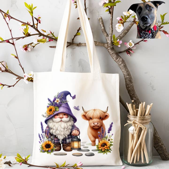 Gnomes and Cows Tote Bags - 26 designs for wholesale by Storms Style