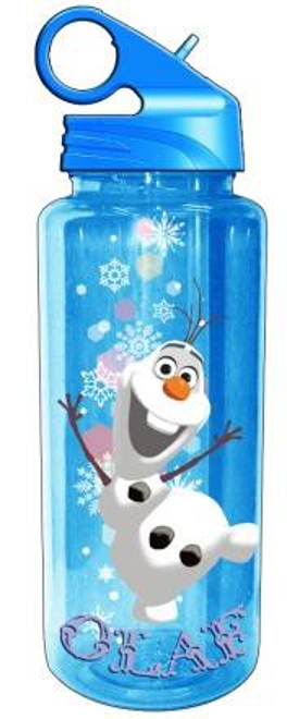 Silver Buffalo - Wholesale Water Bottle - Frozen Happy Olaf 600ml Plastic Water Bottle0
