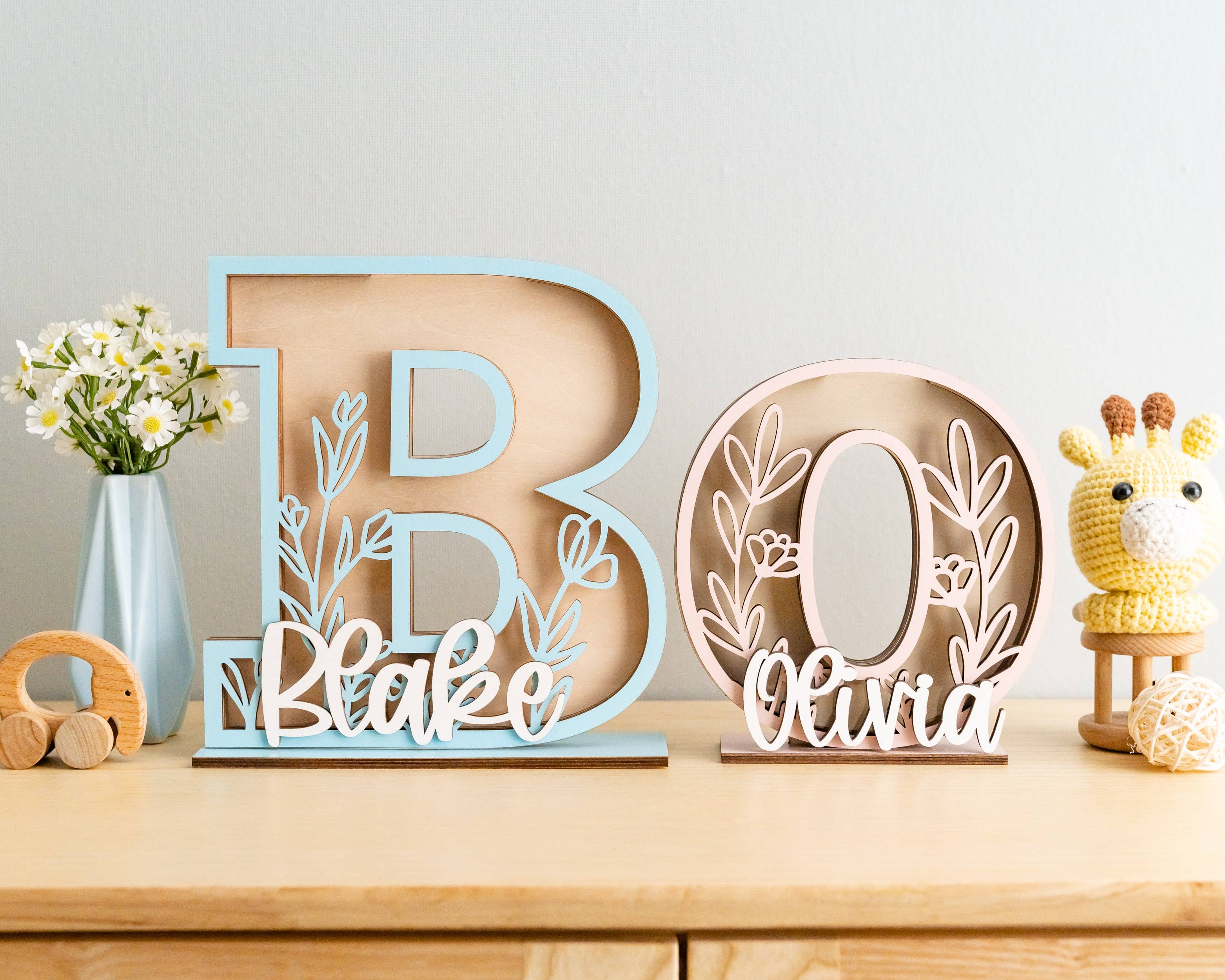 BearCrafts – Mealheiro – Criança e bebé por atacado – Cofrinho de Porquinho com Nome Personalizado - Presente para Crianças E228