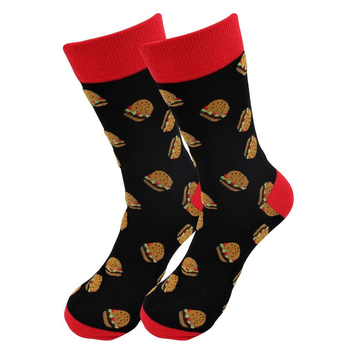 Real Sic - Wholesale Socks - Unisex - Fast Food - Burger, Cookies, Chips, Ice cream Cotton Socks