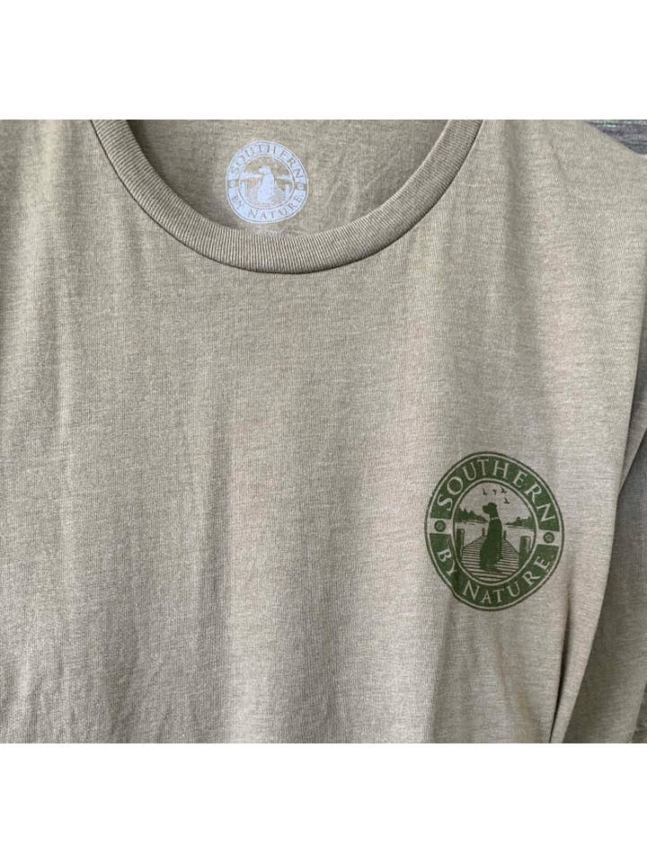 CLUB RED OUTDOORS - Wholesale Screen Printed T-Shirt - Men's - Men's Hunting Tee, Nature,
Trail-cam Deer Selfie.