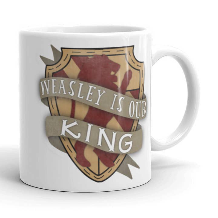 Weasley Is Our King // Gryffindor Mug // Ron Weasley Mug // Hogwarts // Harry Potter for wholesale by LizzyBDoodles