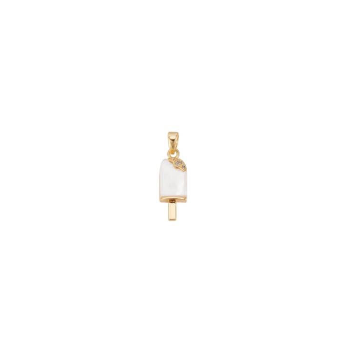 The Charm Bar Company - Wholesale Individual Charm/Pendant - Gold Dipped Popsicle Charm