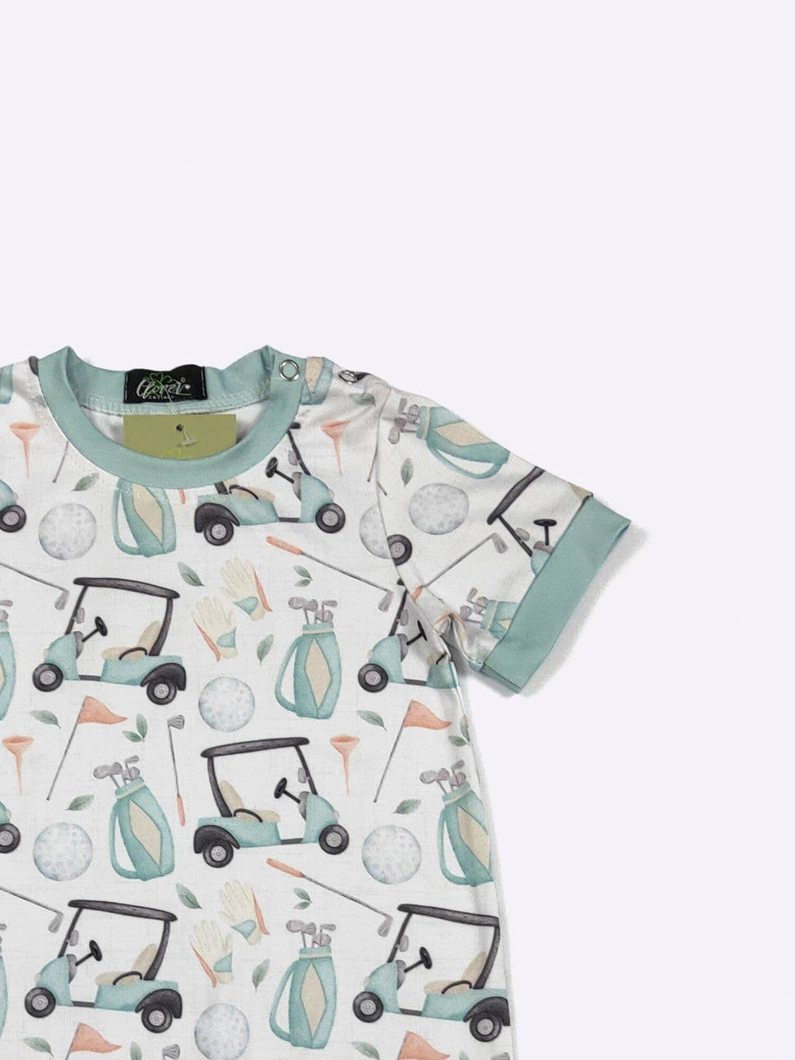 Clover Cottage - Vente Barboteuse – bébé - Barboteuse Garçon de Golf Wedge2