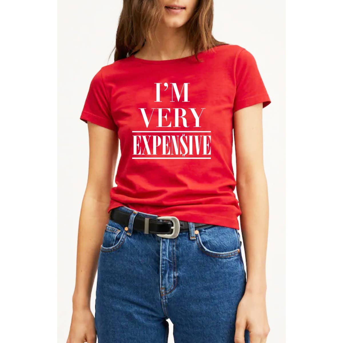 crashangel.us - Wholesale Screen Printed T-Shirt - Women's - IM VERY EXPENSIVE GRAPHIC TEE1