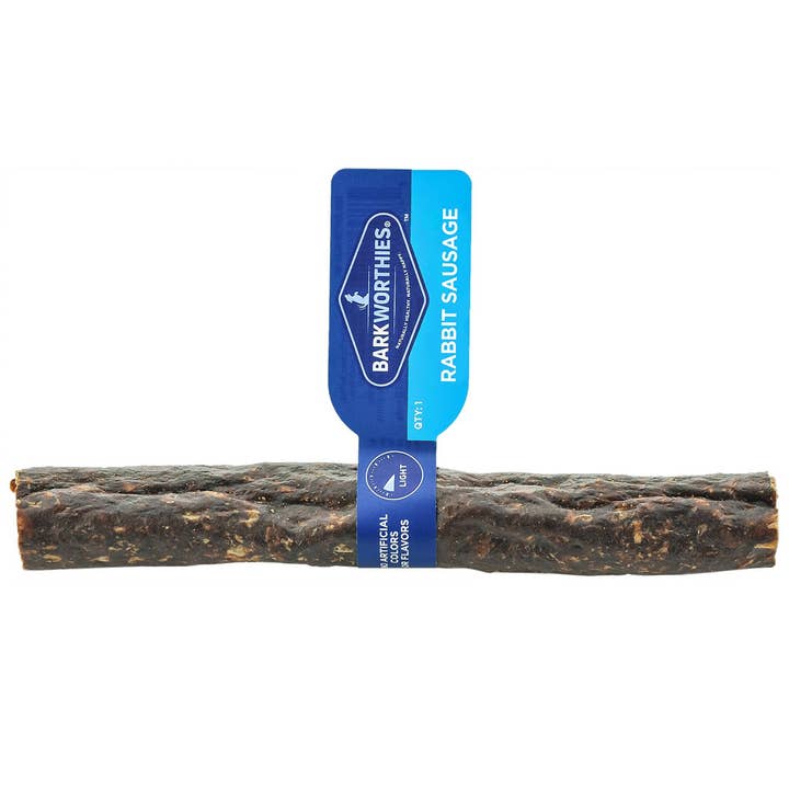 Barkworthies Rabbit Sausage (Case 50) for wholesale by Pet Palette Distribution